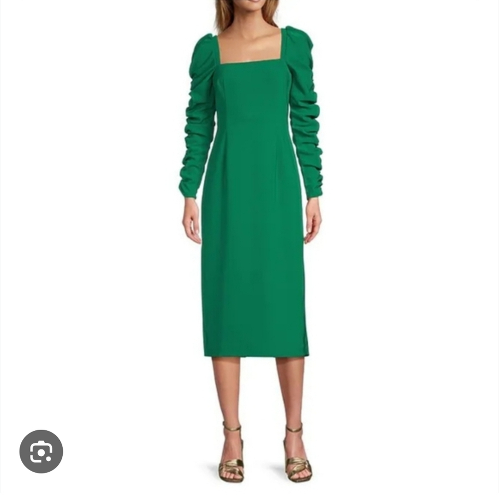 ANTONIO MELANI NWT Elena Emerald Long Sleeve Dress Size 4